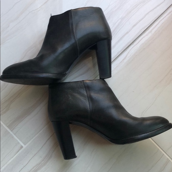 J crew 6 heeled leather ankle boots - Picture 5 of 6